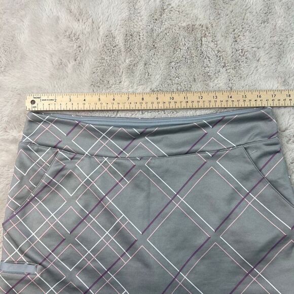 Adidas ClimaCool Skort Skirt Womens Medium Gray ALine Pull On Tennis Golf Active - Picture 5 of 9